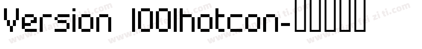 Version 1001hotcon字体转换